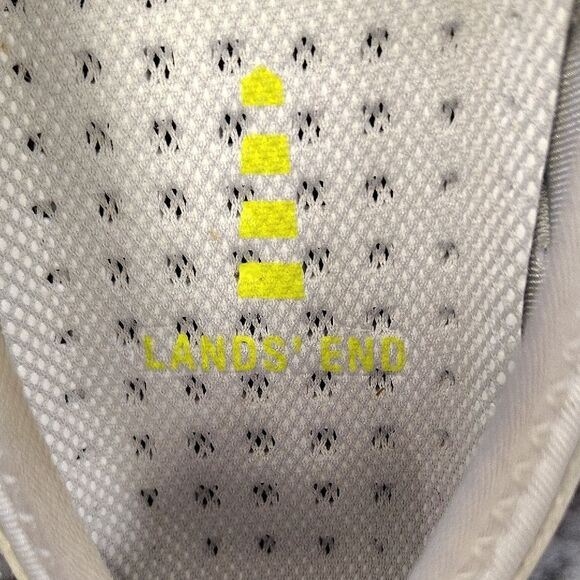 Lands' End Gray Sneakers Breathable Cushioned Comfort - Picture 2 of 6